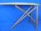 Salesman's Sample Wood Ironing Board – Partial Paper Instructions on top – 30” long