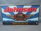 Johnson Outboard Motor Sign – Embossed Metal – 25” x 13 3/4” - Some minor wear/scratching – As shown