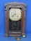 Vintage New Haven Clock for Parts or Repair – Has Key & Pendulum – Glass Broken out in front