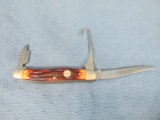 Remington UMC R-1 Folding Knife – Blade, Hook & Choke Tool – 3 7/8”L(closed) – Great condition