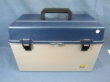 Large Plano Tackle Box – W/ inserts to hold large lures – 40 Compartments – Great condition – 21 1/2