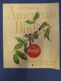 1959 Calendar of American Birds  - Painting by Athos Menaboni for Coca Cola – 7” T x 6” W