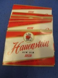 Vintage Beer Bottle Labels – Un-used Stock – 10 for 12 oz Hauenstein New Ulm Beer