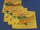 Vintage Beer Bottle Labels – Un-used Stock – 10 for 32 Fl. Oz. Northern Pale – Superior Wisconsin