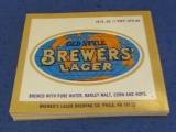 Beer Bottle Labels Appx 50 Old Style Brewer's Lager