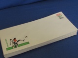 44 USA 15 Cent Postage Soccer Envelopes (1980 Olympics) – The Boycotted Moscow Games – Face Value $6