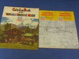 Union Pacific RR Time Tables April 12, 1964 (Ink) & Coloring Book of the Union Pacific West (no mark