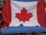 Canadian Flag – Maple Leaf – Nylon w/Brass Grommets – 3 Feet x 6 Feet (Standard) – Flown