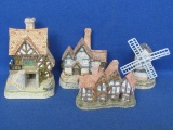 David Winter Irish Cottages: The Weavers Lodgings, The Post Office, Apothecary Shop, Windmill