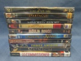 10 DVD Movies – Gangs of New York ,Spartacus, Minority Report, Amistad, Moulin Rouge!, Lawrence of A