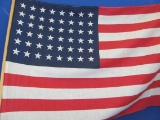 48 Star United States of America Flag – Wood Pole (with holder) is 51 1/2” long