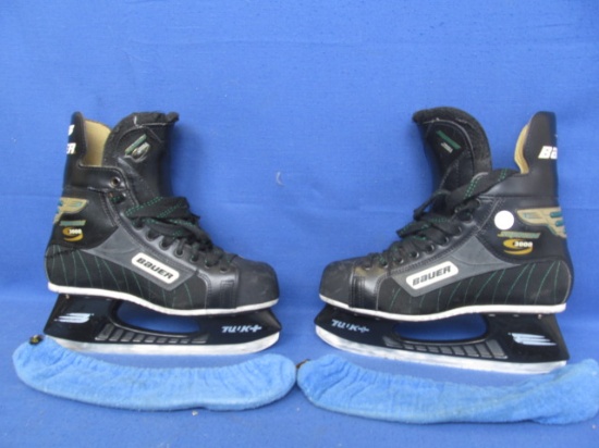 Hockey Skates – Bauer Supreme 3000 Tuuk Blades Men's 8 ½ – with Skate Guards