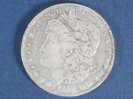 1887-O Morgan Silver Dollar - 26.2 Grams