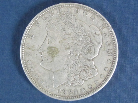 1921-D Morgan Silver Dollar - 26.7 Grams
