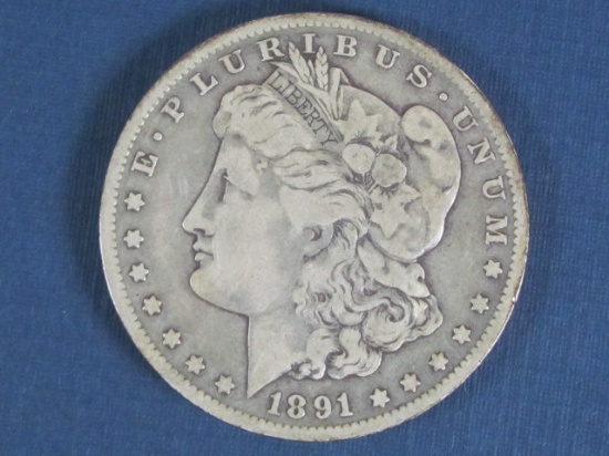 1891-O Morgan Silver Dollar - 26.1 Grams