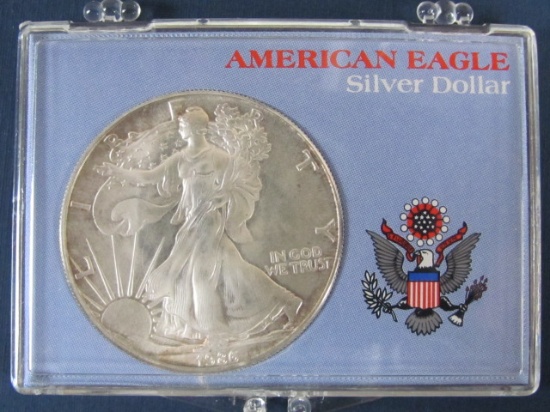 1986 American Eagle - 1 Troy oz .999 Pure Silver