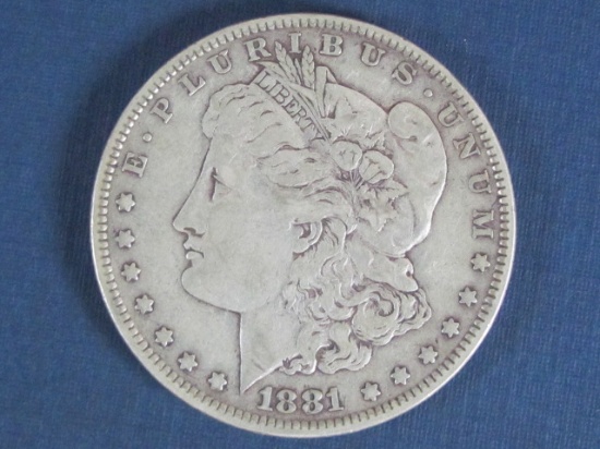 1881 Morgan Silver Dollar - 26.5 Grams