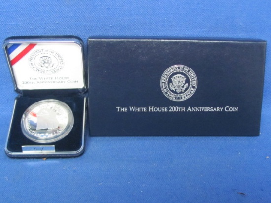 1992-W White House 200th Anniversary Silver Commemorative Coin