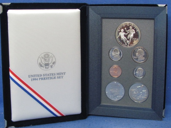 1994 US Mint World Cup Prestige Proof Coin Set - Includes World Cup USA Silver Dollar