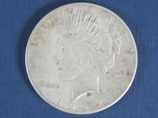 1926-S Peace Silver Dollar - 26.6 Grams