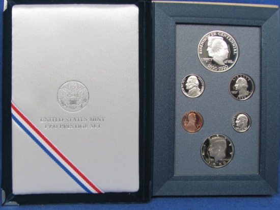 1990 Eisenhower Centennial Prestige Proof Coin Set - United States Mint