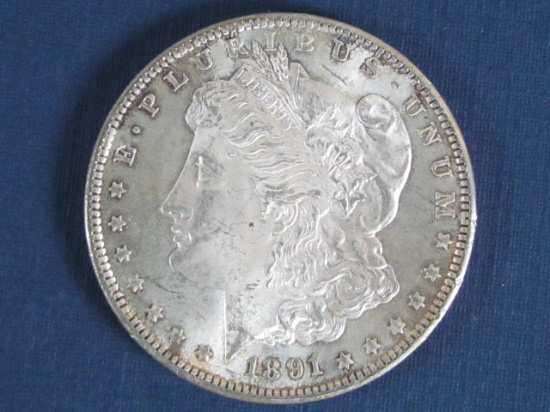 1891-S Morgan Silver Dollar - 26.8 Grams