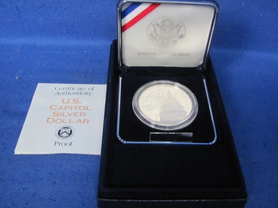 1994 Bicentennial of the U.S. Capitol Commemorative Silver Dollar - 1994-S Proof Coin