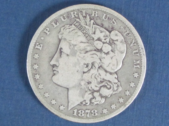 1878-CC Morgan Silver Dollar - 26.1 Grams