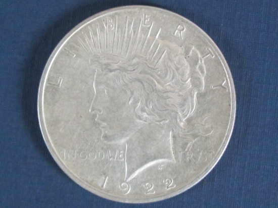 1922 Peace Silver Dollar - 26.8 Grams