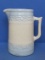 Red Wing Stoneware – Cherryband Pitcher – 8 1/2” tall – Glazed over chip on rim