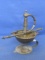 Vintage “Spanish” Metal Sword handle Ash Tray (A nice Change from the Metal Shoes) – 8 1/2” Tall