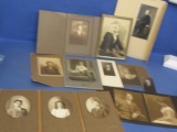 12 Antique & Vintage Sepia Studio Photographs of Individuals: Confirmations, Graduation etc.