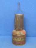 Vintage Auto Motor Heater – Kerosene – Hartford, Conn. - 10 1/2” tall wo handle