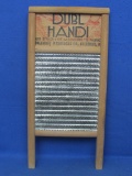 Dubl Handi Washboard by Columbus Washboard Co – 18” x 8 1/2” - For Lingerie, etc...