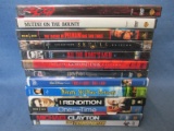 13 DVD's – 300, Skulls, All The Kings Men, Gosford Park, Treasure Island, Rendition, One More Time,