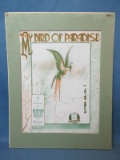 Matted Sheet Music Cover - “My Bird of Paradise” by Irving Berlin – 13 7/8” x 17 7/8” - Just needs a