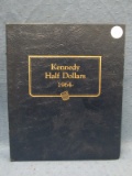 Kennedy Half Dollar Book – 91 Coins(holds 96) – Appears complete from 1964 to 1996  – As shown – Did