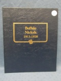 Buffalo Nickel Book – 32 Coins(holds 66) - 1913-1938 – As shown – Did not verify if each coin was in