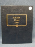 Lincoln Cent Book – 249 coins(holds 288) – 1909-1998 – As shown – Did not verify if each coin was in