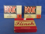 3 Vintage Card Games: Rook, Rook & Flinch