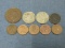 9 Foreign Coins – Australia, Sweden, Canada, Germany – Oldest is the Swedish 1884 2 Ore