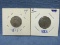 1875 & 1882 Shield Nickels – As shown