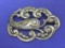 Interesting Sterling Silver Pin/Brooch – Fish in Bubbles – 2 1/8” long – 17.8 grams