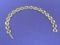 Sterling Silver Link Bracelet – 7 1/2” long – 8mm wide – 25.6 grams – Good condition