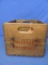 1930's Era Land O Lakes Creameries Wooden Crate  - Measures 16 1/2” x 13” x 12” Deep – Varnished