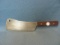 Sheer Edge Cutlery Meat Cleaver With Wood Handle – Blade 6 3/4” L – As Shown