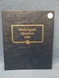 Washington Quarter Book – 25 Coins(holds 44) – 1990's/2000's – Several State Quarters – As shown