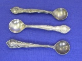 3 Vintage Sterling Silver Spoon Pins/Brooches – 2 1/2” long – Total weight is 9.2 grams