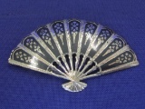 Siam Sterling Silver Pin/Brooch – Open Fan – 2 1/2” wide – 11.1 grams