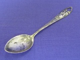 Yellowstone Park Sterling Silver Souvenir Spoon “Twin Cubs” - 4” long – 7.6 grams